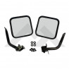 kit 2 retroviseurs noirs Wrangler  YJ CJ