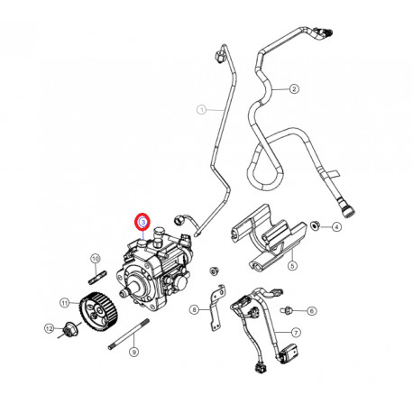 Mopar pompe d'injection (46329150)