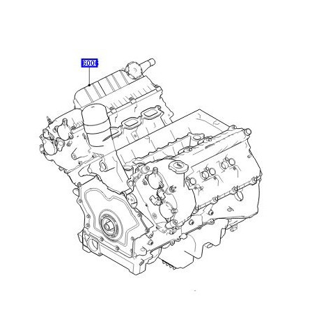 Land rover Moteur sans accessoire (LR079611)