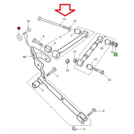 Land rover Vis M12  Freelander 1 (ANR5337)