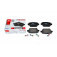jeu de 4 plaquettes de frein arriere Freelander 2
