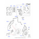 etrier frein ss plaq. porte garnit. Range L405