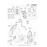 etrier frein ss plaq. porte garnit. Range L405