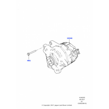 Land rover generatrice Range Sport (LR101810)