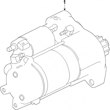 Land rover demarreur Range Sport et Velar L560 (LR090948)