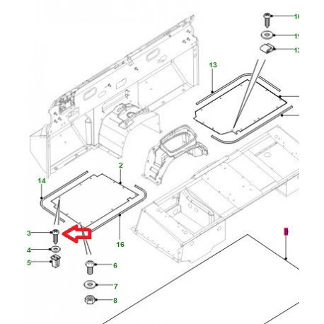 Land rover vis (RYP500420)