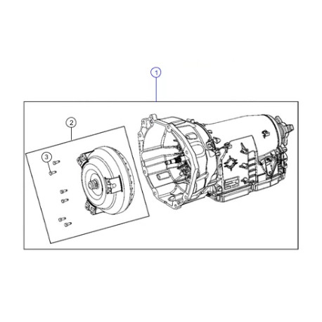 Mopar boite de vitesse automatique neuve (68085629AE)