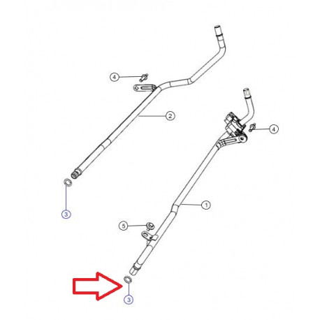 Mopar Joint tube chauffage (53013736AA)