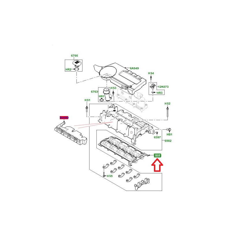 Commander joint cache culbuteur LAND ROVER (LR073784) pas cher sur