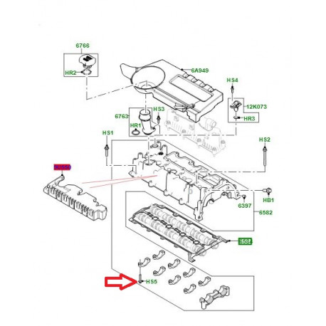 Land rover vis M6 X 35MM (LR073635LR)