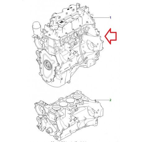 Jaguar moteur nu (JDE37112)