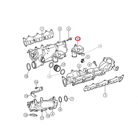 Mopar moteur swirl (71773612)