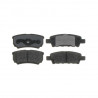 jeu de 4 plaquettes de frein arriere  pour disques 262mm