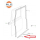 caoutchouc etancheite inferieur-porte Defender 90, 110, 130