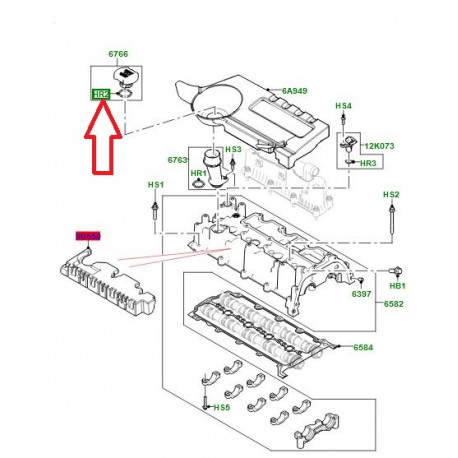 Land rover joint torique 32mm (LR073781)