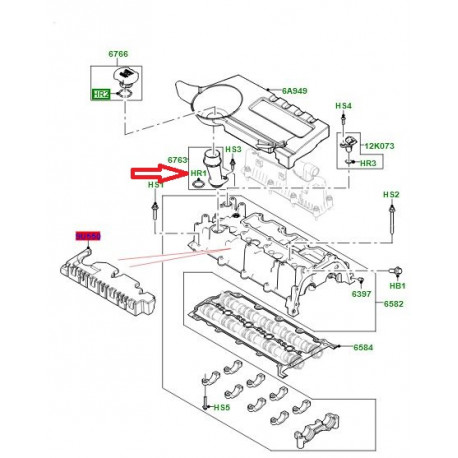 Land rover joint torique 28.5 mm (LR075631)