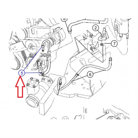 Mopar tuyau flexible (52087783AB)