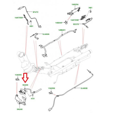 Land rover CAPTEUR PRESSION FAP (LR117065LR)