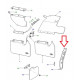 Support de bavette arriere gauche DISCOVERY 2