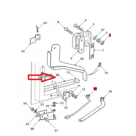 Land rover support (BFH710120)