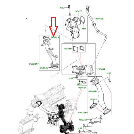 Land rover rondelle de joint (LR073734)