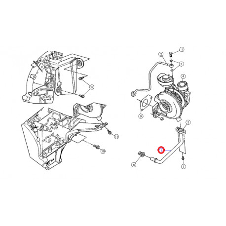 Mopar tuyau vidange huile moteur Cherokee KJ (05183073AA)