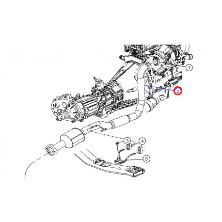 Mopar tuyau et convertisseur Cherokee KJ (52129414AA)