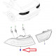 REMPLACER PAR T4N39457 feu arriere droit