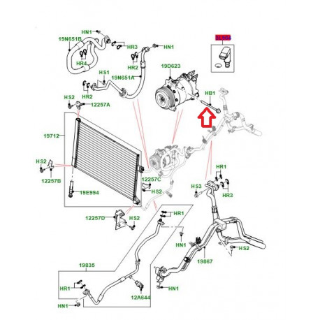 Land rover VIS  Range L405,  Sport (LR005074)