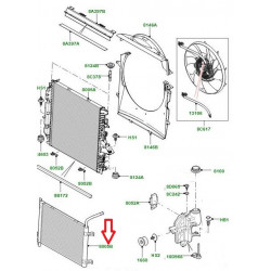 Radiateur auxiliaire pour système de refroidissement automobile