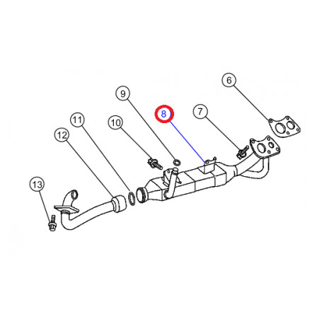 Mopar refroidisseur EGR (68047485AA)