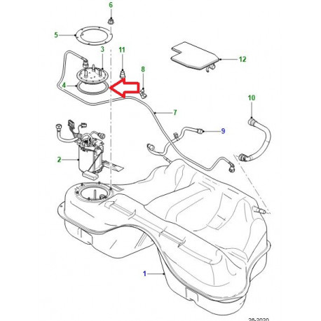 Jaguar joint de pompe  immergee (C2P8274)