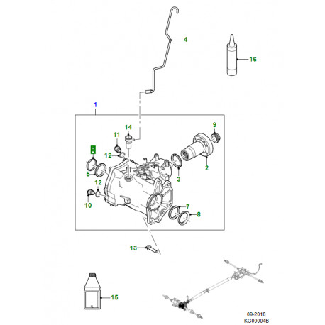 Jaguar joint sortie transfert exterieur droit arbre (J9C7799)