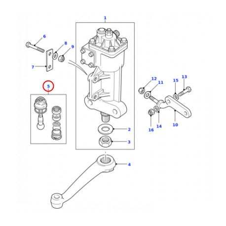 Land rover joint a rotule Defender 90, 110 (AEU2761)