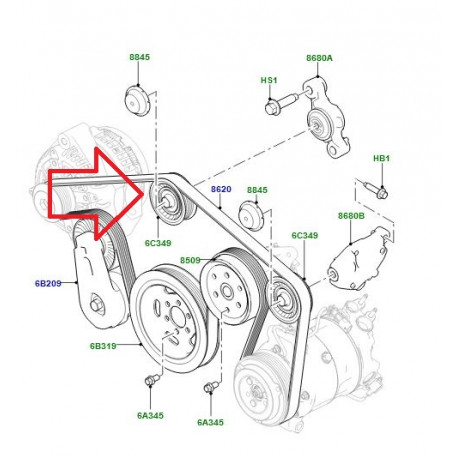 Allmakes 4x4 Galet accessoire (LR036304)