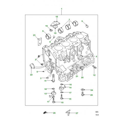 Allmakes 4x4 gasket (ERC5086)