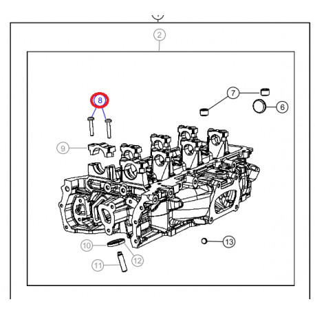 Mopar vis de culasse (06509455AA)