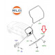 Land rover moulure-hayon (LR077226)