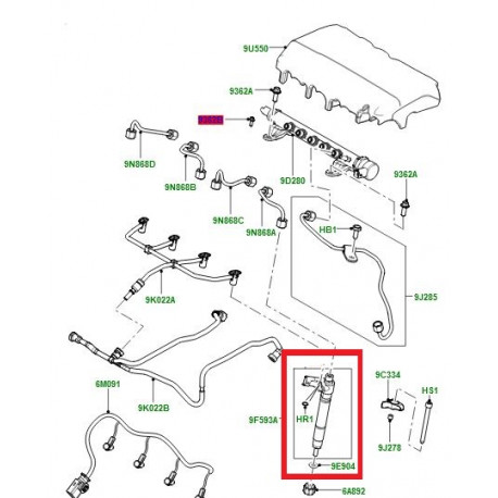 Allmakes 4x4 Injecteur Bosch EVOQUE (LR056367)