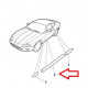 Jaguar moulure gauche porte (HJA5707AAXXX)