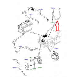 LAND ROVER Range Rover Sport L320 Droit Batterie Housse DWN500022 Neuf  Original