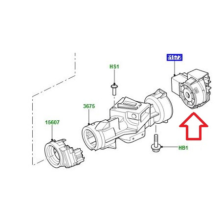 Land rover commutateur d'allumage Discovery 3, Range Sport (LR057851LR)