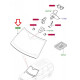 Land rover glace-pare-brise (LR061421)