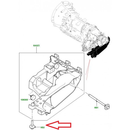 Land rover boulon (LR090496)