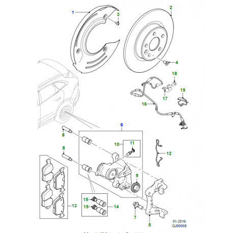 Mintex PLAQUETTE ARRIERE (T4A44875)