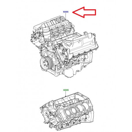 Land rover Moteur reusine Range Sport (LR054387LR)