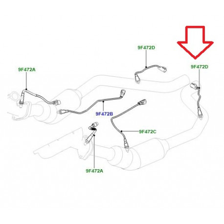 Land rover SONDE LAMBDA (LR136928LR)