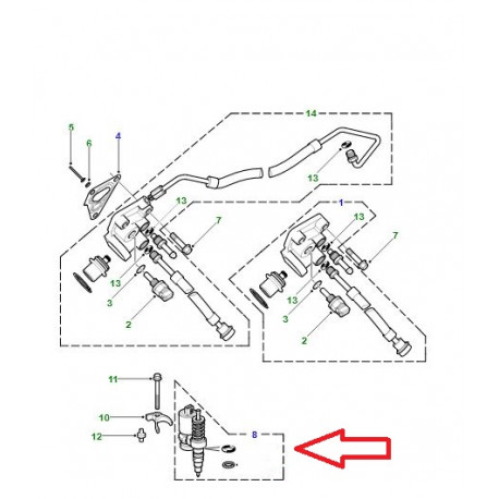 Land rover Injecteur vert  neuf (MSC000030LR)