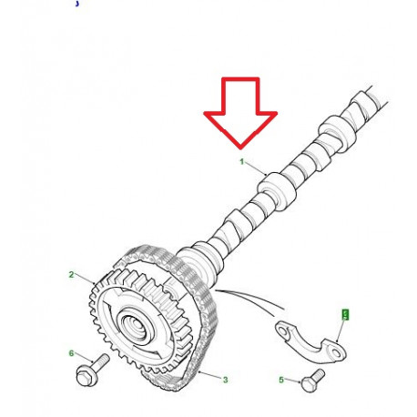 Land rover arbre a cames Discovery 2 et Range P38 (ERR3720LR)