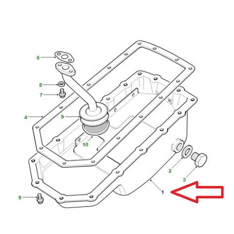 Land rover Joint carter huile (602087)